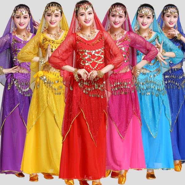 べリーダンス衣装 ベリーダンスセット衣装 舞台衣装 レッスン着 社交ダンス衣装  アラビアン仮装 練...