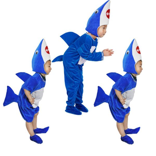 サメ コスプレ 子供 ハロウィン 子供 子供用 衣装 サメ フカ 着ぐるみ  仮装 衣装 学園祭 文...