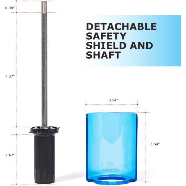 XCMAN スノーボード ロト ブラシ コントローラ ハンドル 200mm 長さ 10mm シャフト...