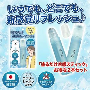 日本製 冷感スティック 塗るだけ 冷感 スティ...の詳細画像2