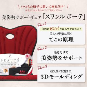 姿勢矯正 座椅子 クッション スワンル ボーテ...の詳細画像3