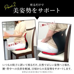姿勢矯正 座椅子 クッション スワンル ボーテ...の詳細画像5