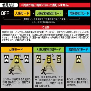 ソーラーライト センサーライト ナイトスター ...の詳細画像5