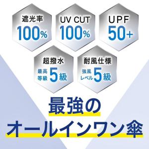 日傘 完全遮光 100% 折りたたみ傘 超軽量...の詳細画像2