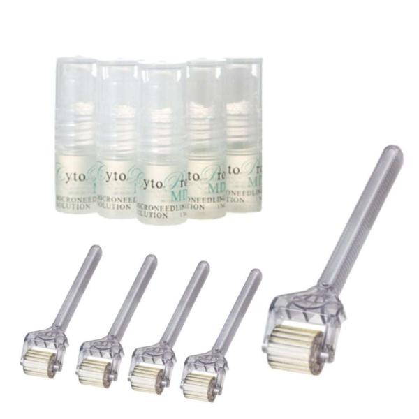 サイトプロMD マイクロニードルローラー&amp;集中美容液 約５回分セット ダーマペン 美容医療 金属アレ...