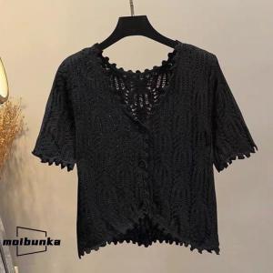 春夏 サマーカーディガン サマーニット ボレロ...の詳細画像2