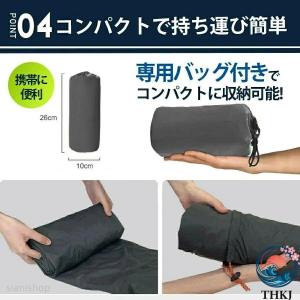 キャンプマット フットポンプ 収納袋付 エアー...の詳細画像2
