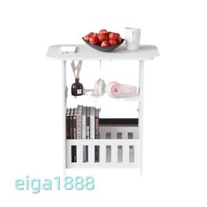 サイドテーブル ミニ収納テーブル ナイトテーブル カフェテーブル 北欧風 リビングルーム / ソファサイド用 シンプルスクエア型 寝室小型正方形テーブル