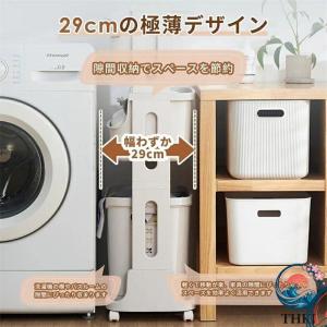 ランドリーワゴン ランドリー バスケット キャ...の詳細画像2