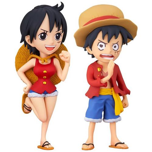 ワーコレ ルフィ 尾田っちが左手で描いたONE PIECE＆サラダたべて海賊王になるわ私!!◆新品S...