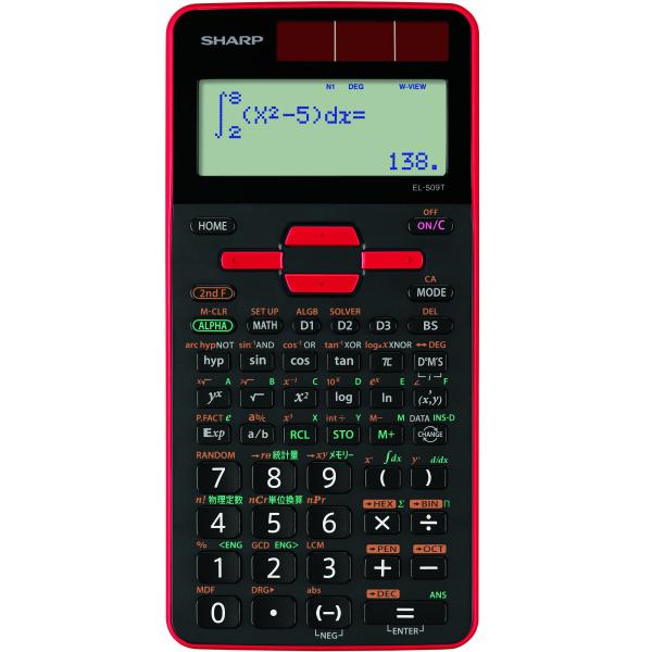 SHARP シャープ 電卓 関数電卓 ピタゴラス スタンダードモデル EL-509T-RX 10桁 ...