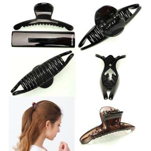 バンスクリップ S クリア スリム ヘアアクセサリーの詳細画像2