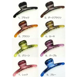 バンスクリップ S クリア スリム ヘアアクセサリーの詳細画像3