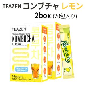 コンブチャ レモン 3BOX セット 10包入り BTS TEAZEN KOMBUCHA TENZEN