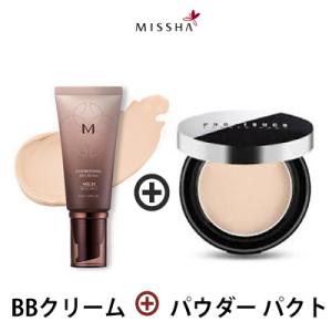 チョボヤン BB クリーム + プロ タッチ パウダー パクト ミシャ 美思 MISSHA リニュー...