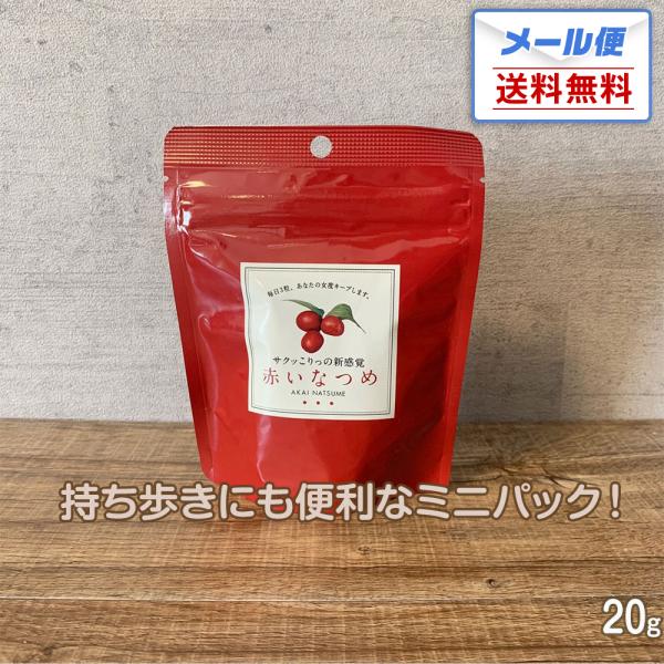 メール便｜赤いなつめ  20g｜マンジェリコン グランドフードホール 赤い なつめ ナツメ 赤いナツ...