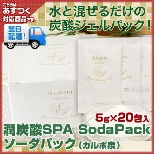 潤炭酸SPA SodaPack ソーダパック カルボ泉 5g×20包入  あすつく 2個で