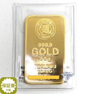 新品 未開封 純金 インゴット 徳力 50g K24 TO...