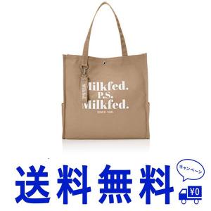 ベージュ ミルクフェド トートバッグ DIDONE LOGO BIG TOTE 103203053014 レディース BEIGEの商品画像