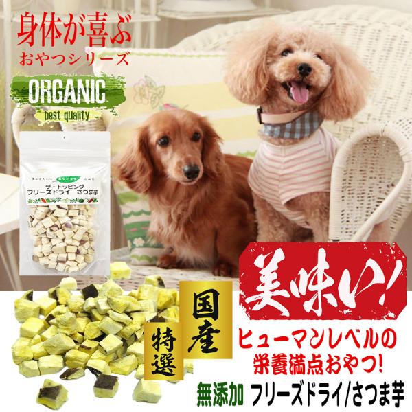 犬 おやつ 犬のおやつ ドッグフード ふりかけ 犬用おやつ 無添加 国産 さつまいも さつま芋 フリ...