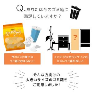 ダストボックス ゴミ箱 おしゃれ 45リットル...の詳細画像3