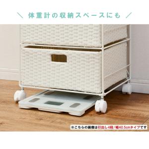 湿気に強い人工ラタン ランドリーチェスト 引き...の詳細画像5
