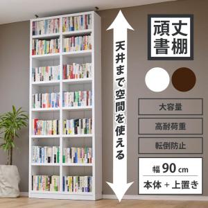 大容量 薄型 スリム 大型 頑丈 仕切り 棚板 本棚 上置きセット