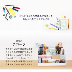 デスク上スッキリ 文房具 小物収納 スカーラ ...の詳細画像1