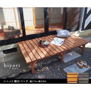 置くだけ 簡単設置 天然木 縁台 174×88...の詳細画像1