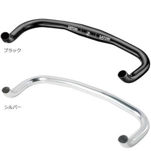 AKI WORLD (アキワールド) ブルホーンハンドルバー シルバー 470mm HS