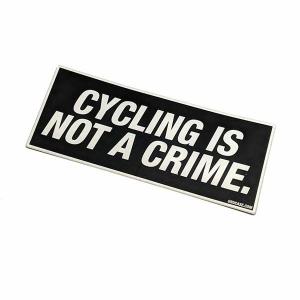 ORUCASE オルケース ステッカー Cycling is Not a Crime Stickers｜bike-king