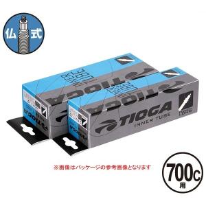 TIOGA（タイオガ） インナー チューブ 仏式 700C/Inner Tube (French Valve) (TIT114)(700C/700C)(ロード用/クロスバイク用)(仏式バルブ口)｜bike-king