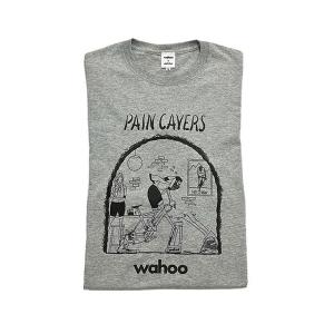 wahoo ワフー wahoo x rinne Tシャツ PAIN CAVERS グレーヘザー Mサイズ WFRNTSGM｜bike-king