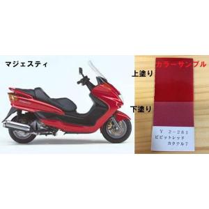 ゼファー400 ルミナスビンテージレッド ウレタン塗料250gセット
