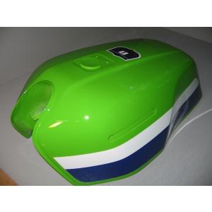 KH250/400 最終ライムグリーン 図面付純正色塗料セット : バイク