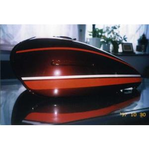 ゼファー400 ルミナスビンテージレッド ウレタン塗料500gセット
