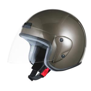 バイクヘルメット ヘルメット ジェット ガンメタ ジェットヘルメット SG規格 PSCマーク取得 ワ...