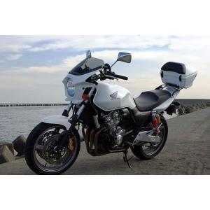 VTR250 ホーネット250 汎用ビキニカウル DS-01タイプR パールサンビームホワイト 風防 カスタムパーツ｜bike-world-walk