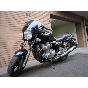 XJR1300 ビキニカウル [DS-01] タイプRスクリーン 純正色塗装 ABS製 ボルト付 風防 カスタムパーツ｜ワールドウォーク Yahoo!店