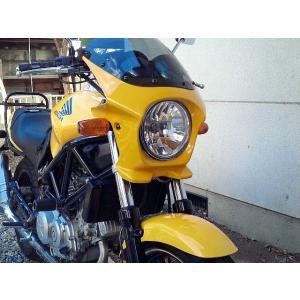 HONDA バイク カウル 黄色 ワールドウォーク（WORLD WARK） VTR250 ビキニカウル DS-01 タイプR