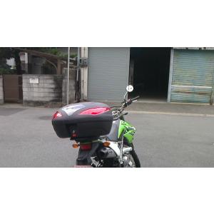 【1年保証付き】汎用 リアボックス 43L  カワサキ KLX125｜bike-world-walk