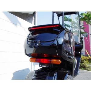 送料無料 ジャイロキャノピー 専用 塗装 リアボックス jcb-01 LEDハイマウント付き LED 大容量 ホワイト ブラック デリバリーボックス ワールドウォーク｜bike-world-walk