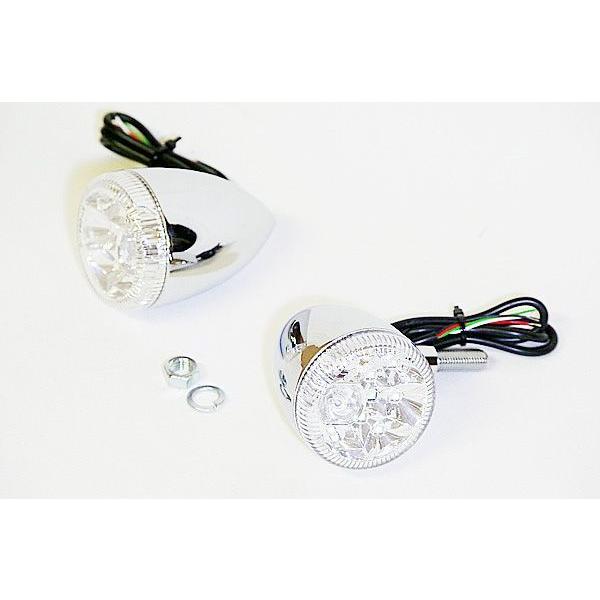 1年保証付き WR125R WLED-2-1 バイク LED ウインカー hanabi シングルファ...
