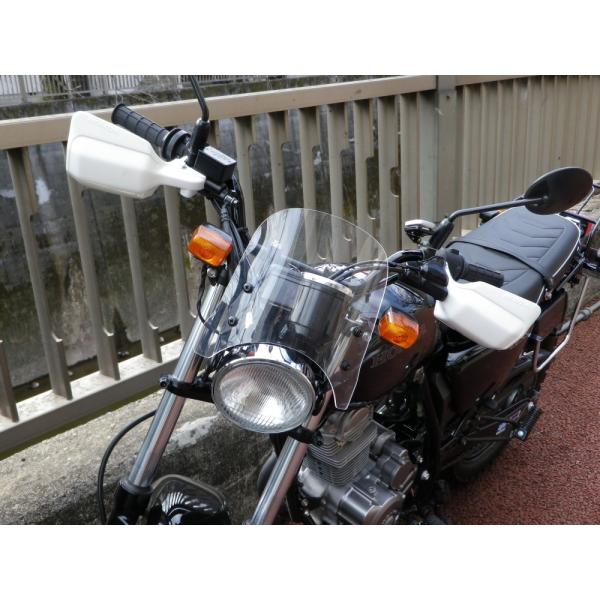 1年保証付き CB223S WS-01M 汎用 ウインドスクリーン ミニカウル 風防 カスタムパーツ