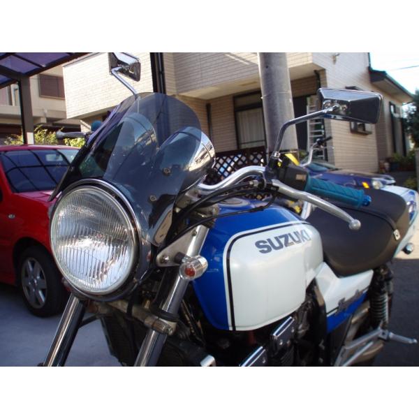 1年保証付き GSX400インパルス WS-01M 汎用 ウインドスクリーン ミニカウル 風防 カス...