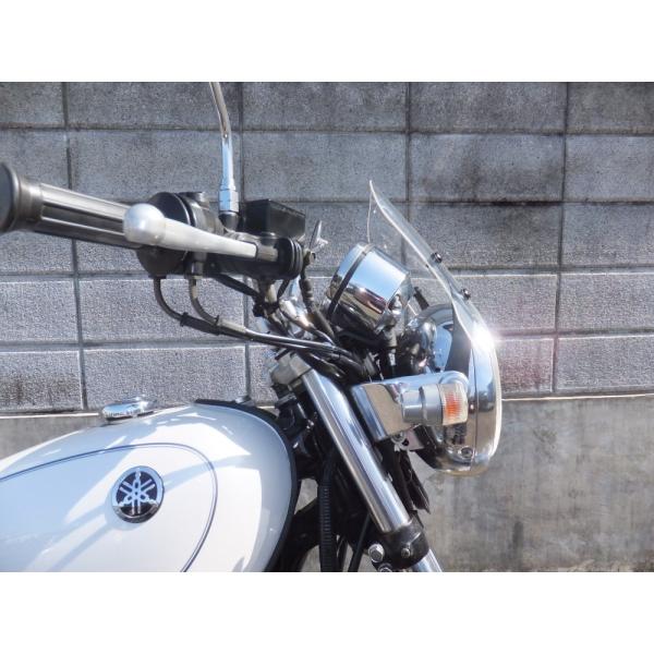 【1年保証付き】SR400 WS-01M 汎用 ウインドスクリーン ミニカウル 風防 カスタムパーツ