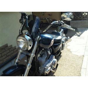 1年保証付きハーレー XL883L スポーツスター ロー スーパーロー ウインド ミニカウル 風防 ...