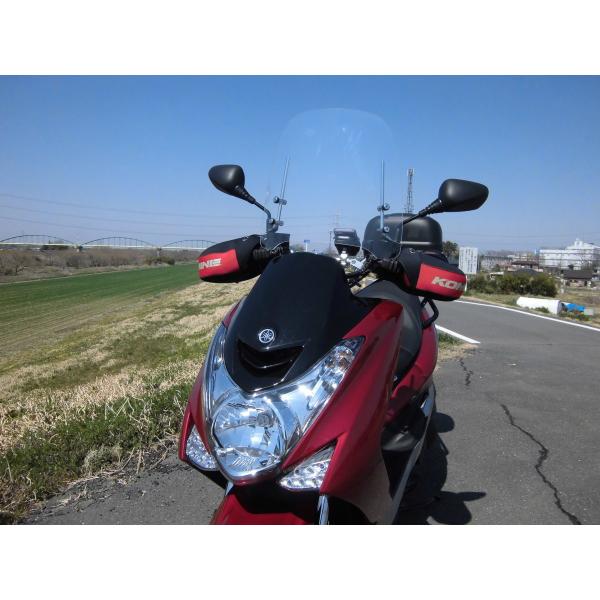 1年保証付き 原付用 汎用ウインドスクリーン ヤマハ マジェスティS マジェスティーS