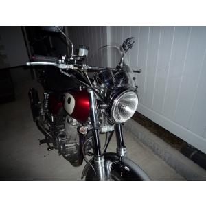 トリシティ専用ルーフキットSLRのスクリーンバイザー（透明部