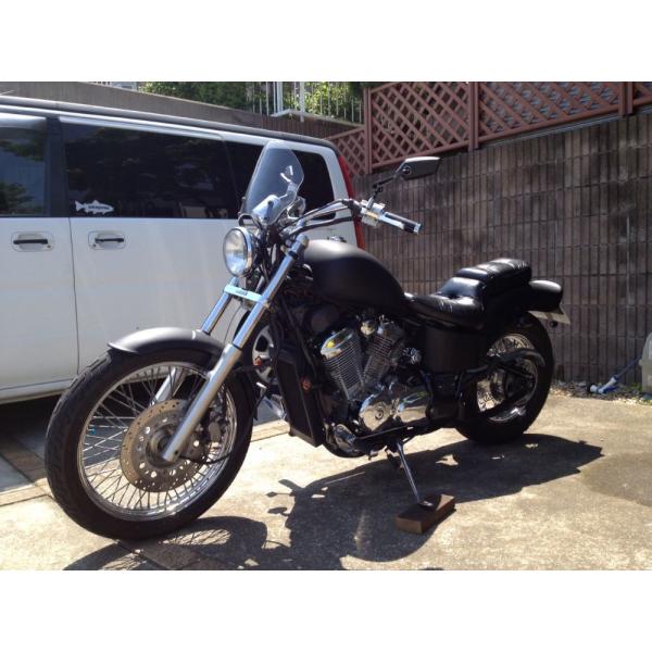 1年保証付き 汎用 ウインドスクリーン 取り付けバンド付 ホンダ スティード600